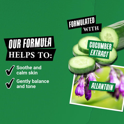 Kiehl's Cucumber Herbal Alcohol-Free Toner, Gentle Facial Toner for Dry & Sensitive Skin, Leaves Skin Feeling Fresh, with Cucumber Extract, Paraben-free, Non-drying Formula, Fragrance-free - 8.4 fl oz