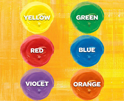 Washable Kids Paint, Classic Colors, 6 Count, Painting Supplies, Gift, Pack of 1212