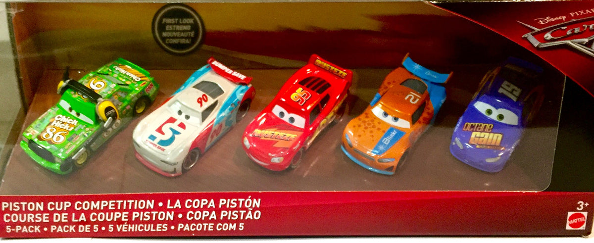 Disney Pixar Cars 3 Piston Cup Competition Exclusive 5-Pack (Includes 2 Next Gen Racers)