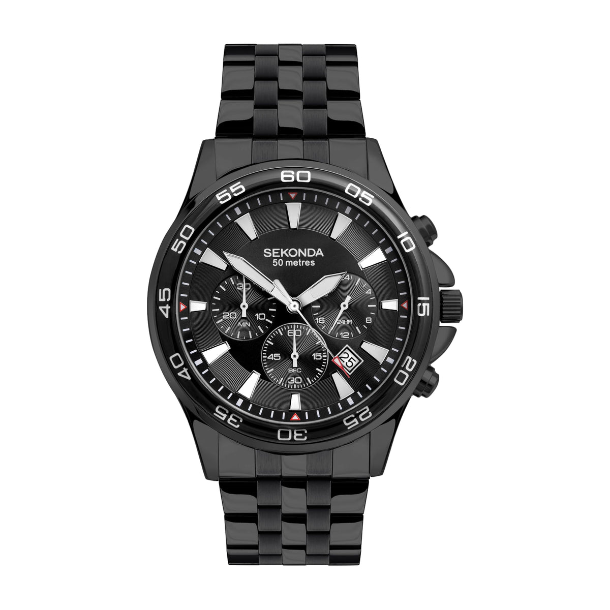 Sekonda Unisex-Adult Analog Japanese Quartz Watch with Stainless Steel Strap 30195
