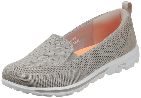Skechers Women's GO Walk Classic-Talia Loafer, Taupe, 7