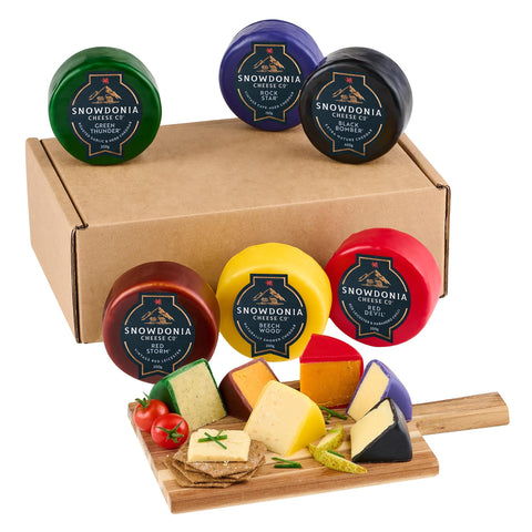 Snowdonia Cheese Company | Premium Deli Gift Box | 6 Gourmet Snowdonia Cheeses