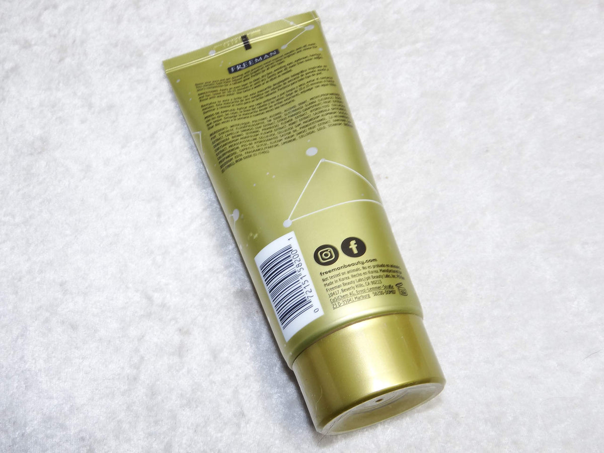 Freeman Cosmic Metallic Peel-Off Mask - Brightening Gold for Women - 6 oz Mask