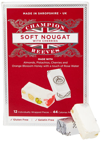 Champion & Reeves, Soft Nougat with Italian Cherries, 12 count