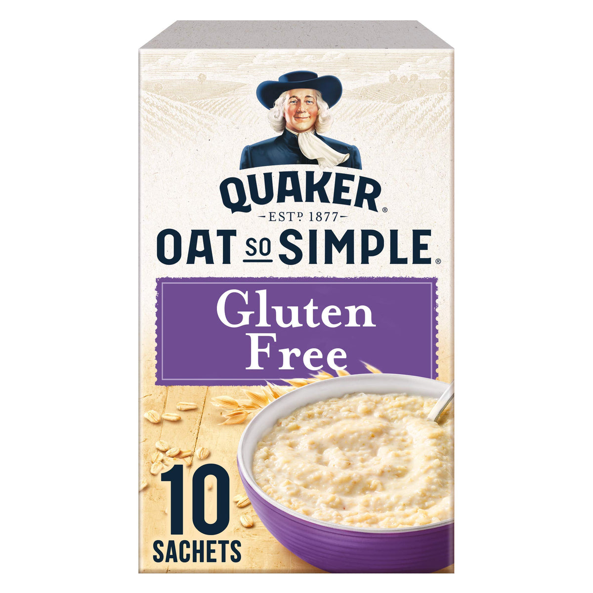 Quaker Oats So Simple Gluten Free Porridge Sachets, 10 x 35 g