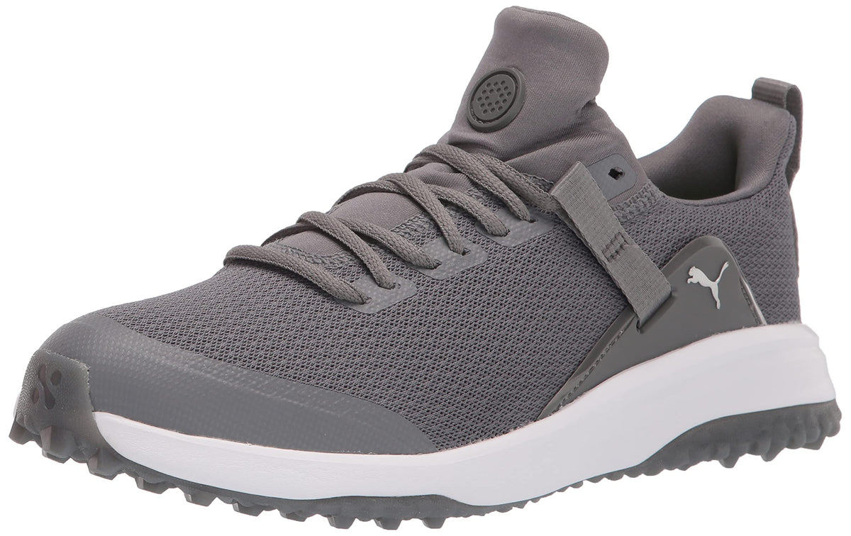 PUMA mens Fusion Evo Golf Shoe, Quiet Shade-quiet Shade, 1 7 US