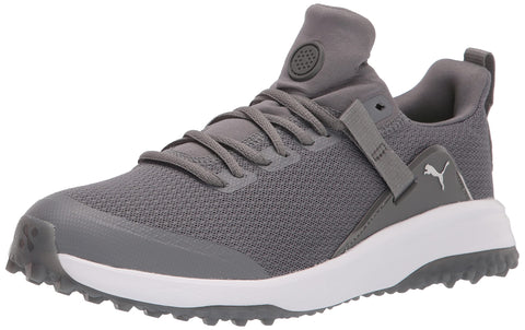 PUMA mens Fusion Evo Golf Shoe, Quiet Shade-quiet Shade, 1 7 US