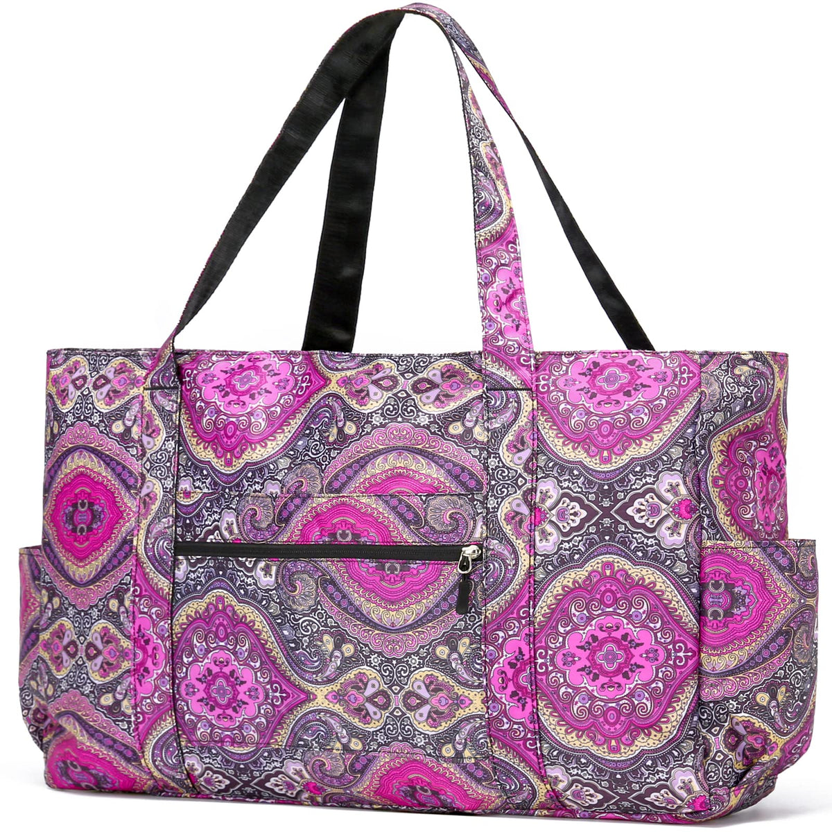 Outrip Extra Large Beach Bag and Totes for Family, XL Waterproof Pool Bag for Women with Zipper and Pockets - Great for Beach Travel Vacation
