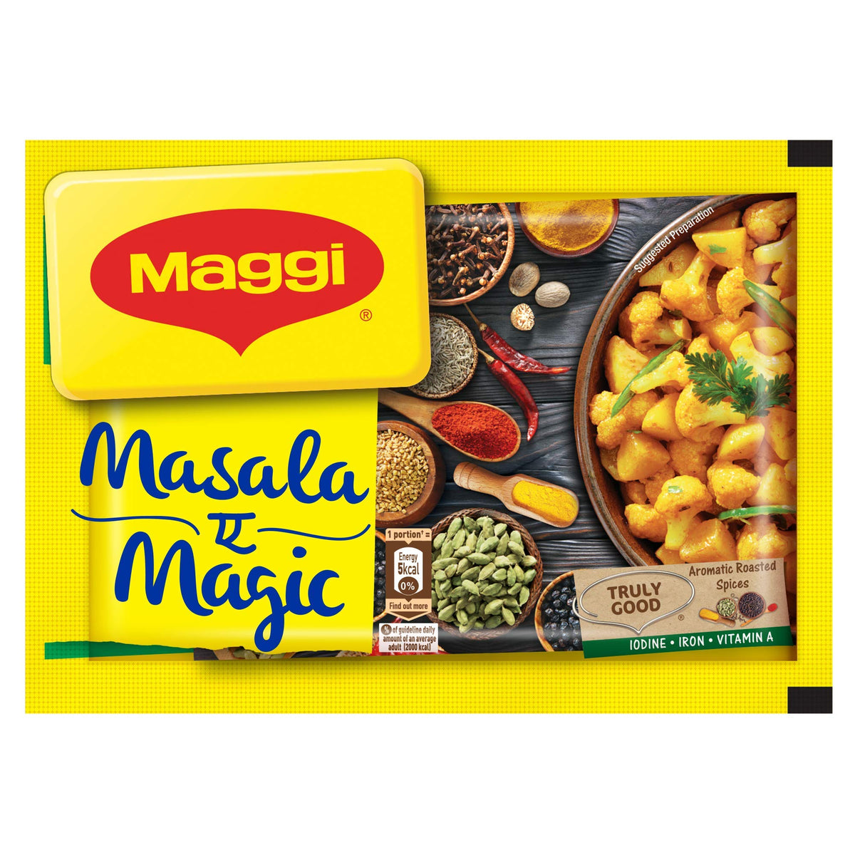 Maggi Masala Magic, 6.5 grams sachet - Pack of 48 - Vegetarian