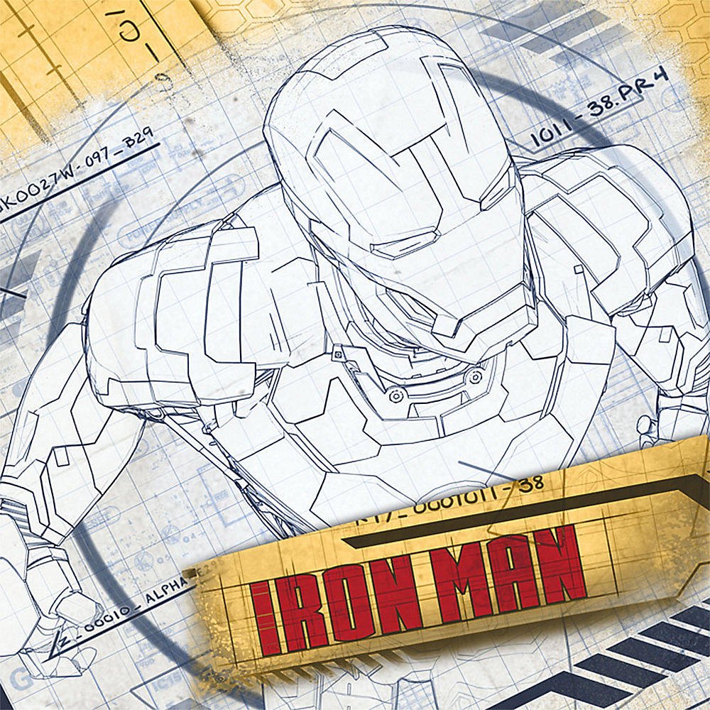 Iron Man 3 Luncheon Napkins