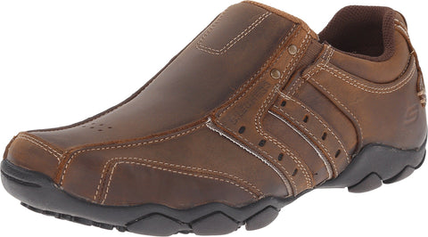 Skechers mens Slip on Shoe Skechers Diameter Bike Toe Run Off, Dark Brown, 14 X-Wide US