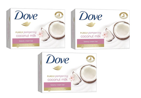 Dove beauty cream bar pack of 3 (Coconut Milk)