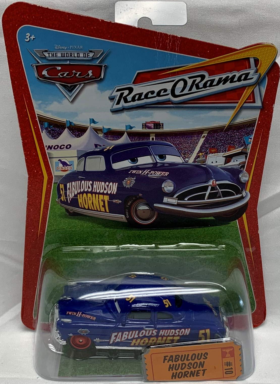 Disney Pixar Cars Supercharged Fabulous Hudson Hornet 1:55 Die Cast Car