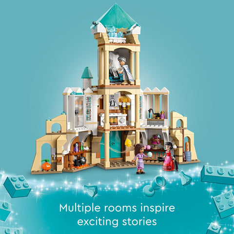 LEGO Disney Wish: King Magnificoâ€™s Castle 43224 Building Toy Set, A Collectible Set for Kids Ages 7 and up to Play Out Favorite Scenes from The Disney Movie, Inspire Pretend Play Within The Palace