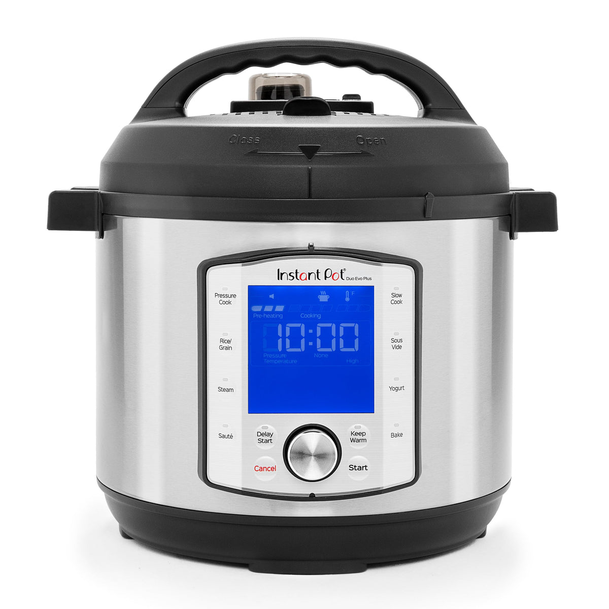Instant Pot DUO EVO PLUS 5.7L Electric Pressure Cooker. 10 functions in 1: Sterilizer, Slow Cooker, Rice Cooker, Grain Maker, Steamer, SautÃ©, Yogurt Maker, Sous Vide, Bake and Pressure Cook