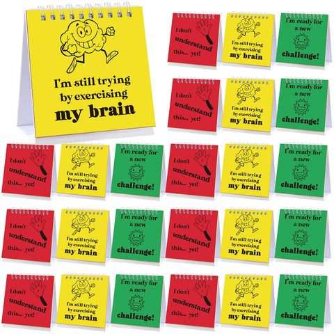 Ireer 24 Pcs I Need Help Mini Flip Chart for Teacher Needs Classroom Management Needs Tools Teacher Incentives Self Assessment Cards for Kids Toddlers Students Behavior School Supplies (Stylish)
