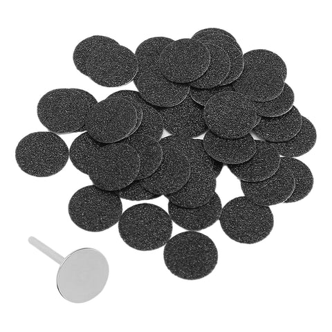 50 Pieces Replacement Sandpaper Discs, Replacement Sandpaper Pad Disks Discs for Electric Foot File Callus Remover Machine, Remove Men and Women Dead Cracked Hard Dry Skin(25mm)
