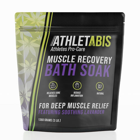 Epsom Salt for Soaking - Sore Muscle Soak, [3lb] Magnesium & Hemp Oil Bath Salts for Sore Muscle Relief, Post-Workout, Relaxation, & Foot Soak - for Women & Men (Lavendar)