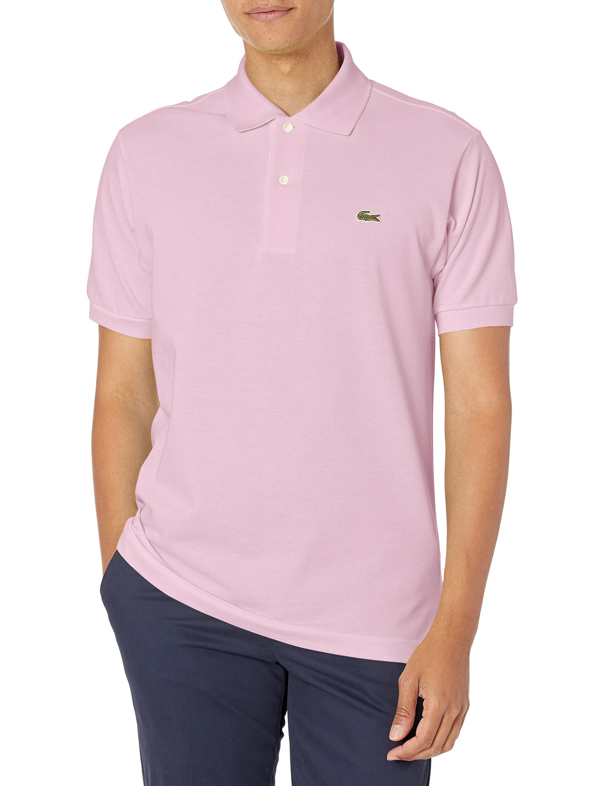 Lacoste Mens Legacy Short Sleeve L.12.12 Pique Polo Shirt, Albizia, X-Large