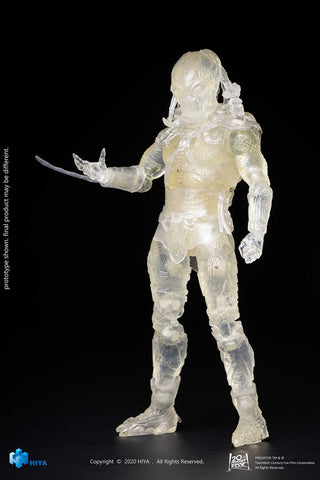 Hiya Toys Predators: Invisible Tracker Predator 1:18 Scale Action Figure, Multicolor