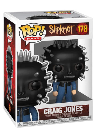Funko 49379 POP Rocks: Slipknot-Craig Jones Collectible Toy, Multicolour, 3.75 inches