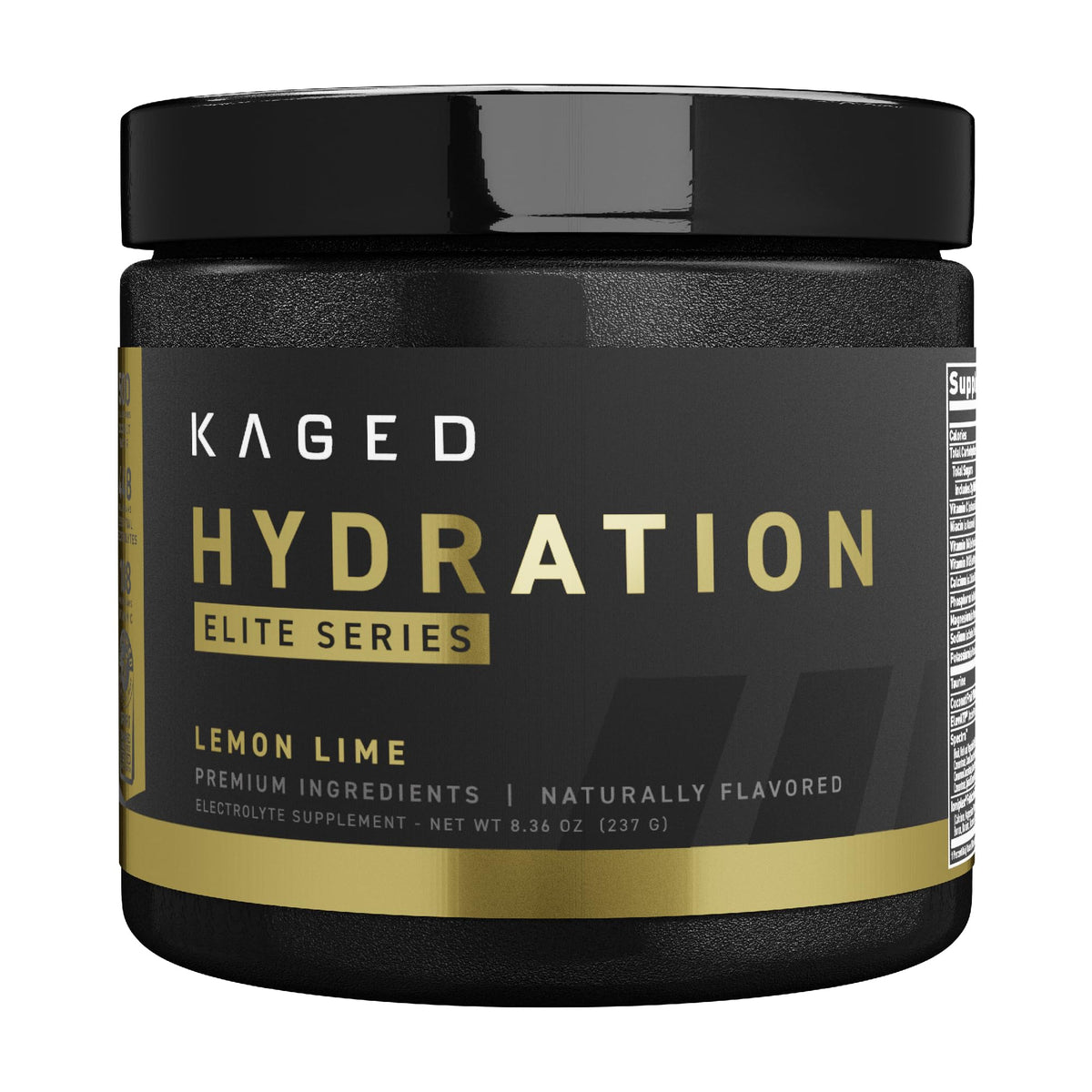 Kaged Electrolytes, Hydration Elite, Premium Electrolyte Powder Supplement, Intra Workout, Post Workout, Lemon Lime, 30 Servings