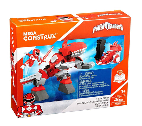 Mega Construx Power Rangers T-Rex Zord Building Kit