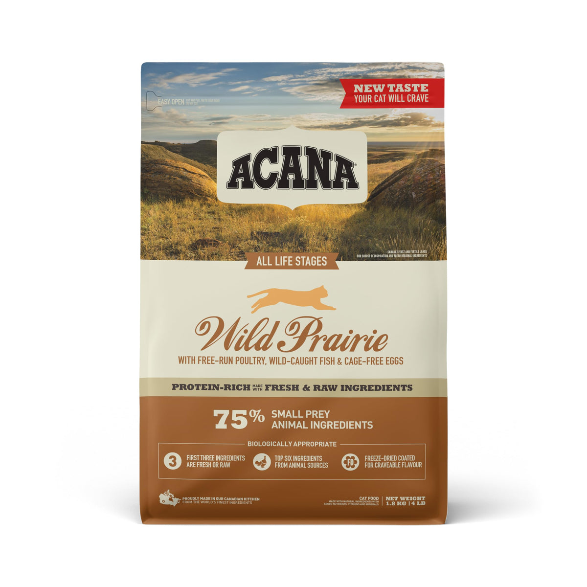 Acana Wild Prairie Cat Food, 1.8 kg