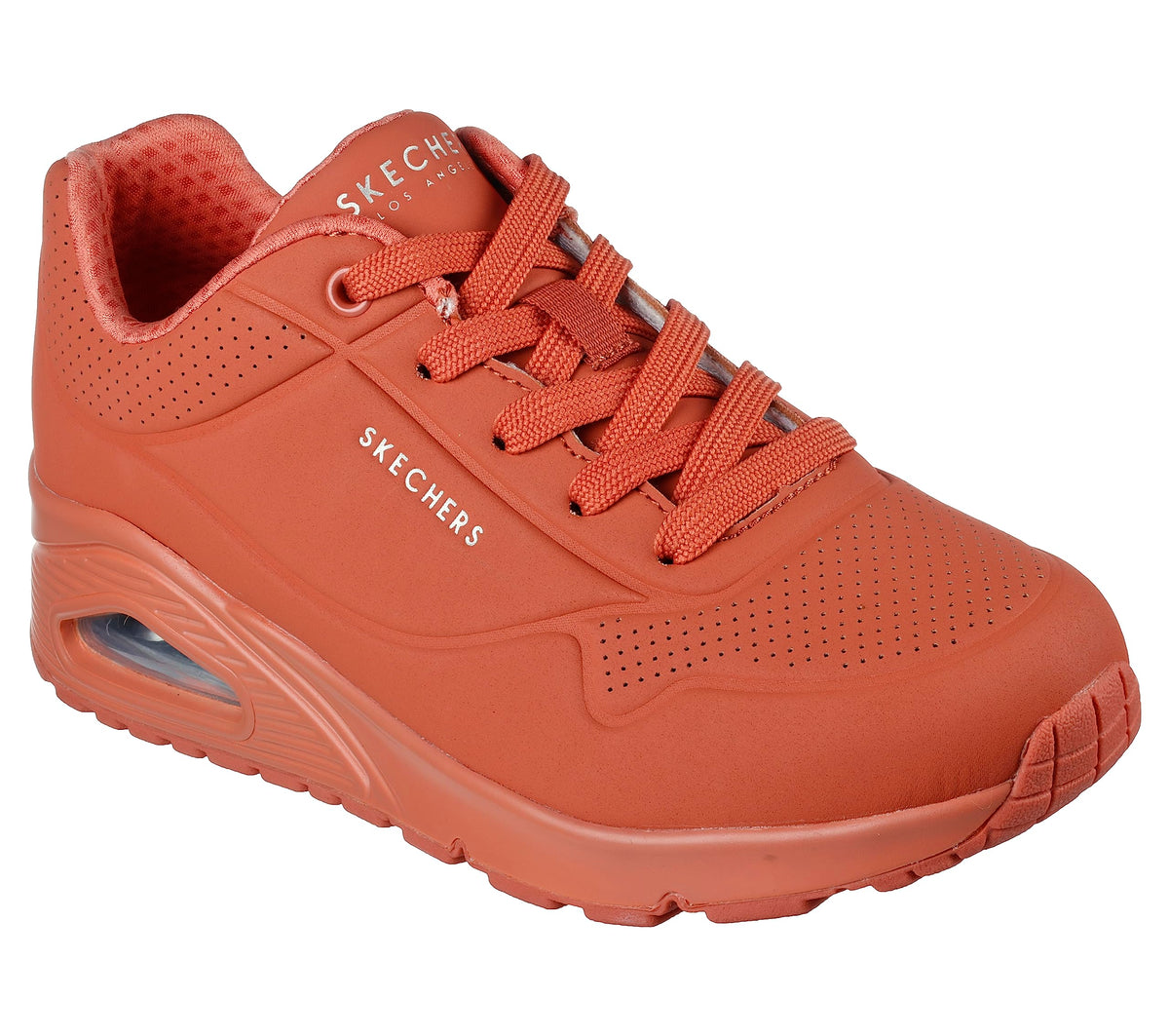 Skechers Women's Uno-Stand on Air Sneaker, Rust, 10