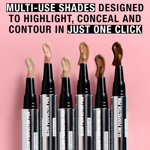 Neutrogena Healthy Skin Glow Perfector Pen, Lightweight Brightening Concealer Pen with Pro-Vitamin B5 & Vitamin E to Brighten Darkness & Dullness for a Natural, Radiant Highlight, Fair, 1 oz