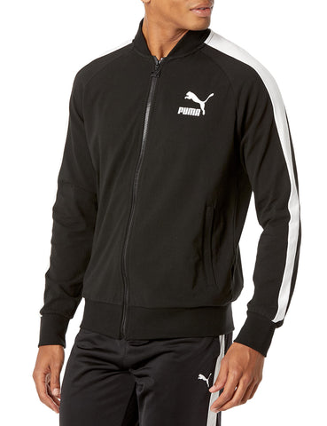 PUMA Men's Iconic T7 Track Jacket, Black, S