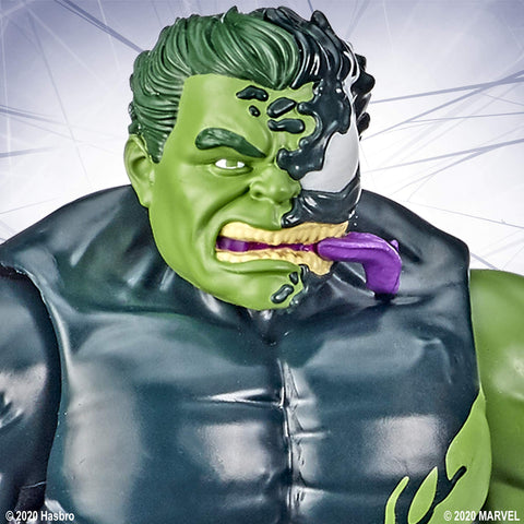 Spider-Man Maximum Venom Titan Hero Spider-Man Vs. Venomized Hulk Action Figure 2-Pack and Mask, with Blast Gear-Compatible Back Ports (Amazon Exclusive)