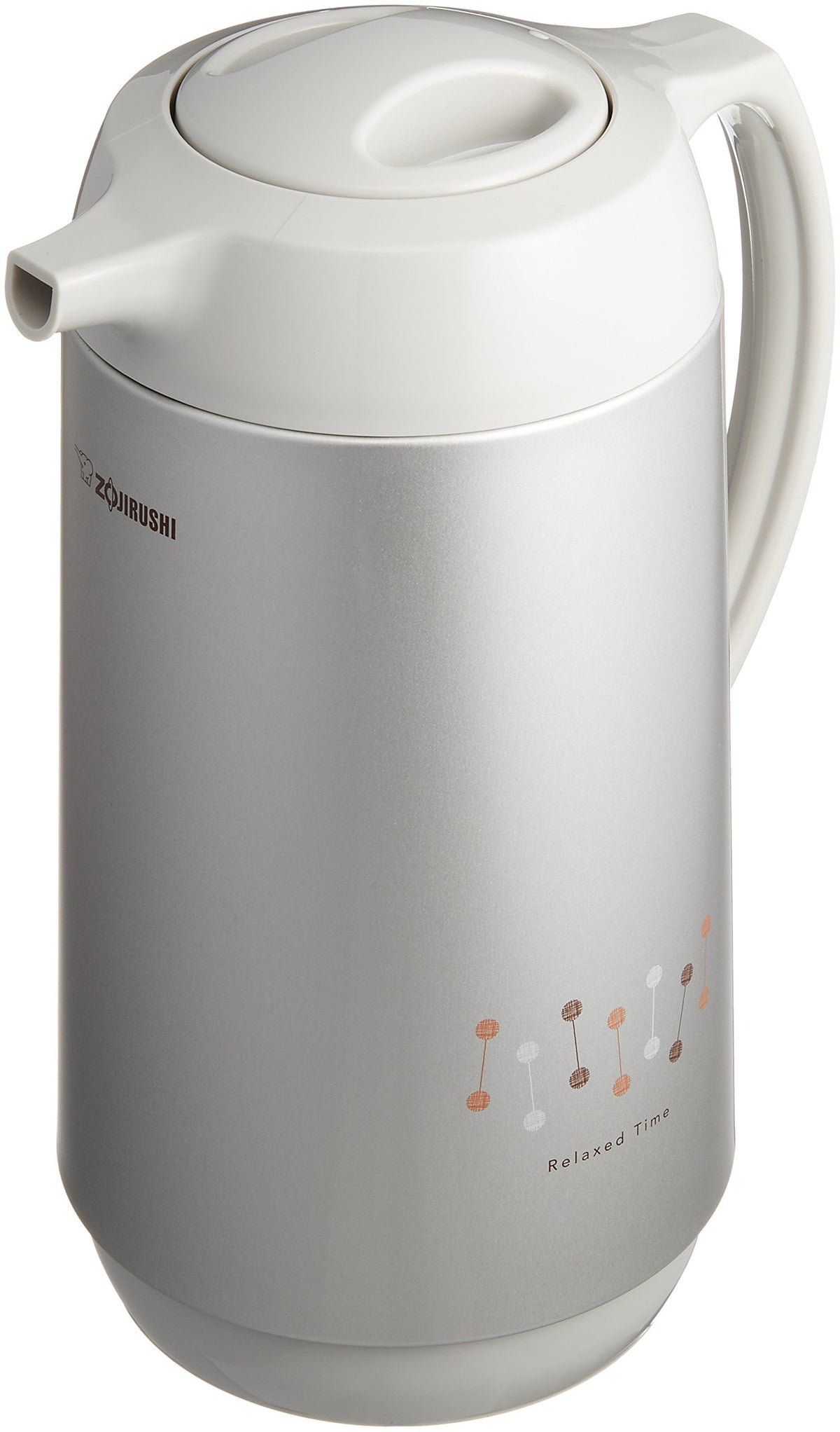 Zojirushi AG-KD10-HM Glass Thermos Thermal Tabletop Pot, 33.8 fl oz (1,000 ml), Metallic Gray