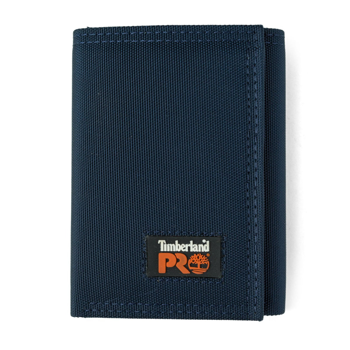 Timberland PRO Men's Cordura Velcro Nylon RFID Trifold Wallet with Id Window, Navy, One Size