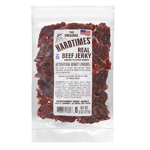 Hardtimes Handcrafted Beef Jerky - Original Flavor - 8 oz. Jar