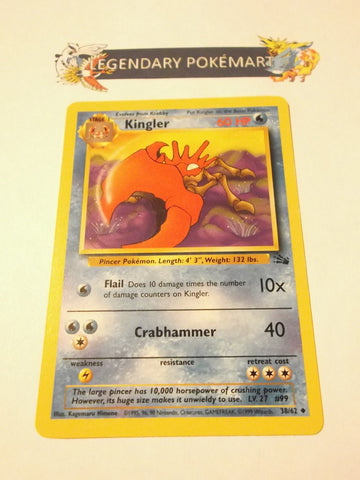 Kingler - Fossil - 38 [Toy]