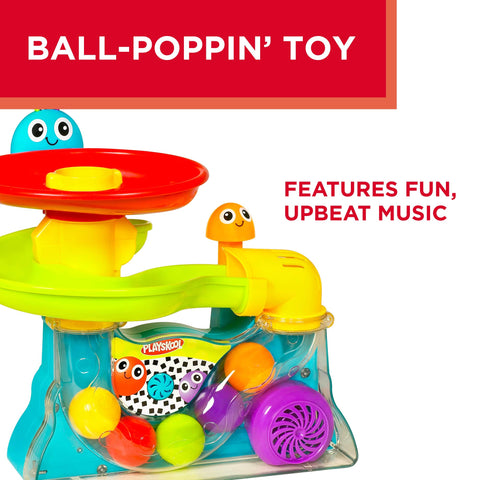 Playskool Explore ÃƒÂ¢Ã¢â€šÂ¬Ã‹Å“N Grow Busy Ball Popper Musical Toy; Provides Opportunity for Baby and Toddler to Practice Motor Skills