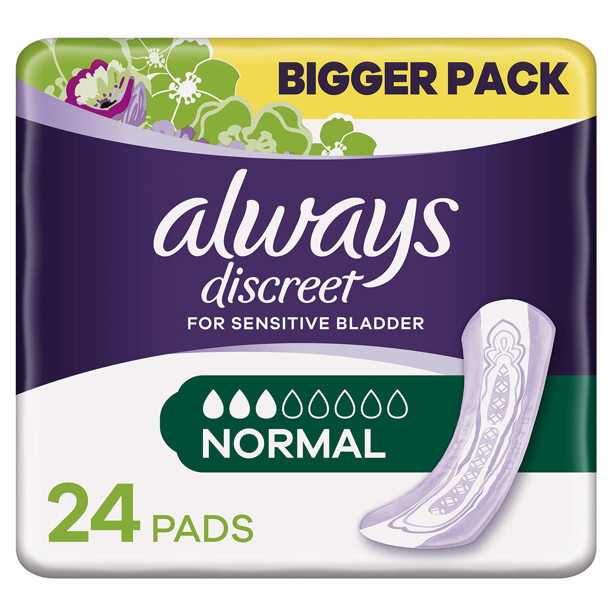Always Discreet Pads Normal 24 Pads