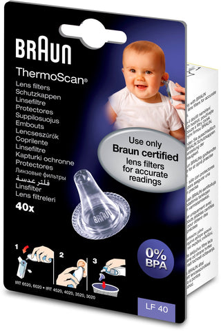 Braun LF40 Cappucci per Termometri, 40 Pieces