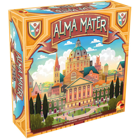 Plan B Games Alma Mater Board Game - 2 to 4 Players, 75 to 150 Minutes Playing Time, Ages 14+