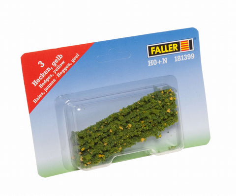 Faller 181399 Flowering Hedges 3/Scenery and Accessories, Yellow