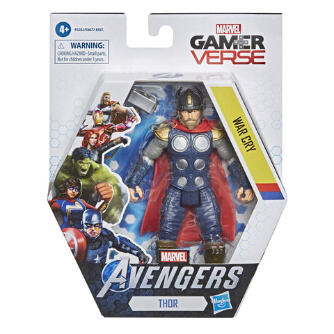 Hasbro Marvel Gamerverse 6-inch Action Figure Toy Thor War Cry, Video Game-Inspired, Ages 4 and Up