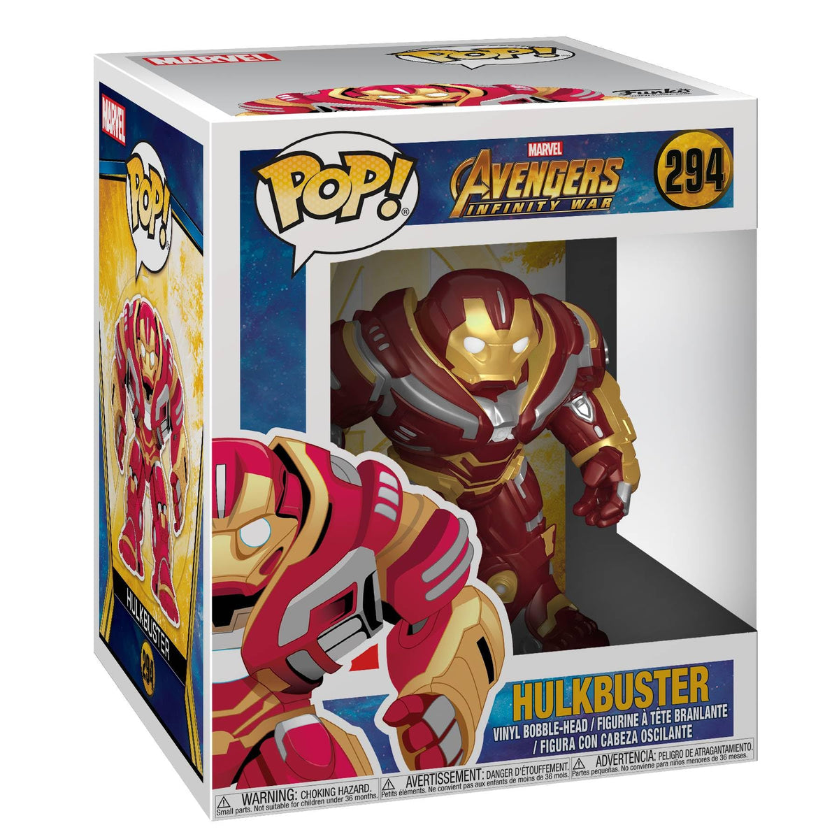 Funko Pop! Marvel: Avengers Infinity War 6" Hulk Buster Figure, Multicolor