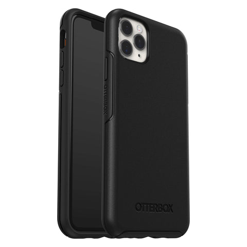 OtterBox Symmetry Clear series protective case for Apple iPhone 11 Pro Max, slim, drop-proof, transparent case, black