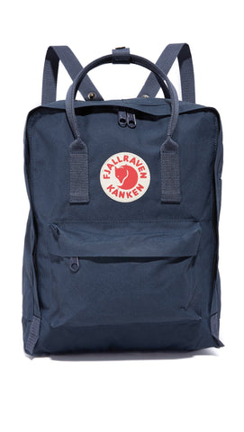 Fjallraven 23510 Unisex Kanken Backpack, Navy, 38 x 27 x 13 cm 16 Litre
