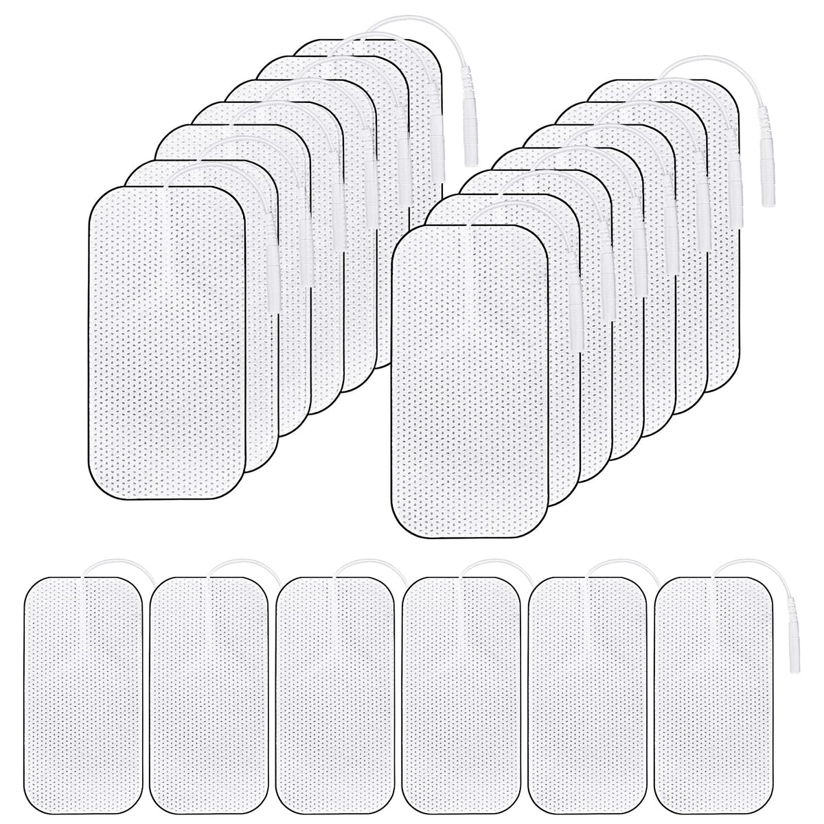 Tens Electrode Pads?Tens Electrode Patch Replacement Pads Electrode Patches for Electrode Therapy Electrode Massage Patch (4 * 8cm, 20, Count)