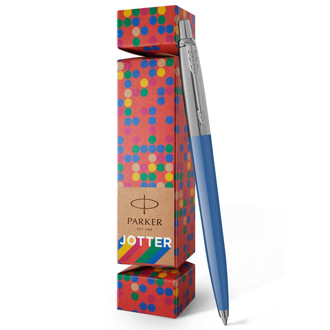 PARKER Jotter Originals Cracker Ballpoint Pen Gift Box Blue Blister Pack