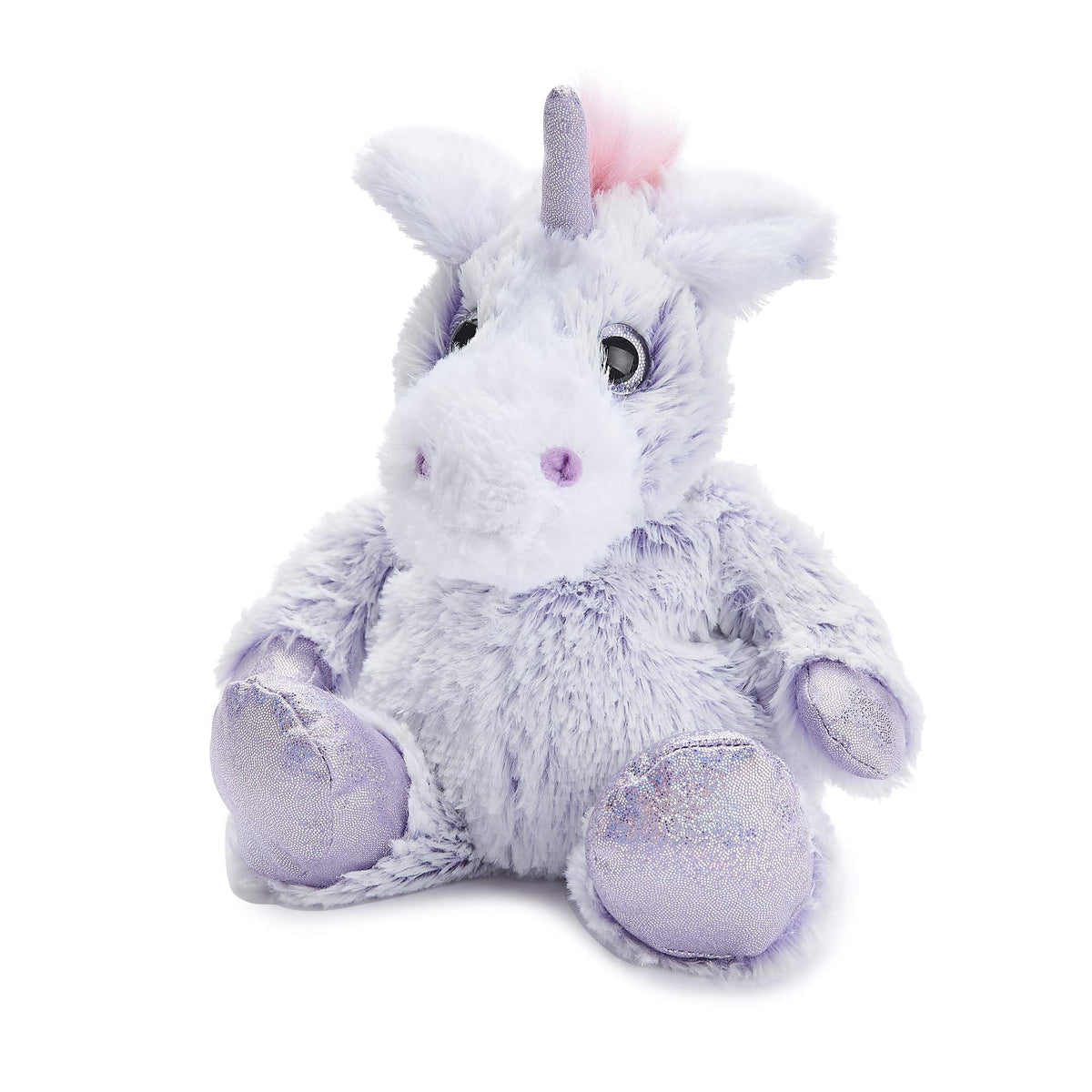 Warmies Plush Marshmallow Unicorn Microwavable Weighted Teddy with French Lavender Scent, Hot or Cold for Cool Relaxation and Warm Relief