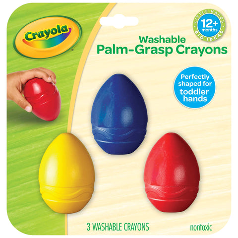 CRAYOLA Crayon Washable Egg My 1ST, Assorted, 3 Count (Pack of 1)