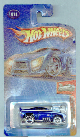 Hot Wheels 2004-071/100 First Editions Blue 'Tooned 1969 Camaro Z28 1:64 Scale